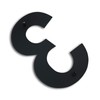 Black Brushed Modern House Number -4 Inch 102mm Height, Made