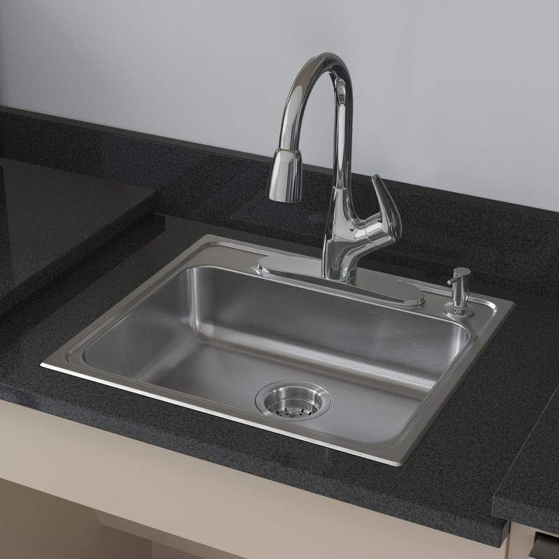 PROFLO PF121 Deck Mounted Soap Dispenser with 12 oz Capacity