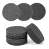 HAUSHOF 6Pcs Grey Sponge Pads for Electric Spin Scrubber(HH23022AE)
