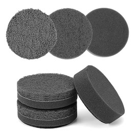 HAUSHOF 6Pcs Grey Sponge Pads for Electric Spin Scrubber(HH23022AE)