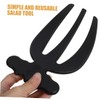 BIUDECO Pcs Salad Hands Forks Reusable Salad Claw Short Handle