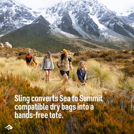 Sea to Summit Dry Bag Sling Carrying Strap Dry Bags, Jet Black, Classic