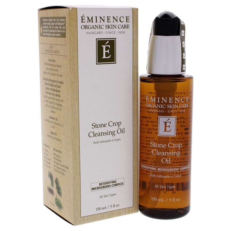 Eminence Organic Skincare Stone Crop Cleansing Oil, Multi, Unscented, 5