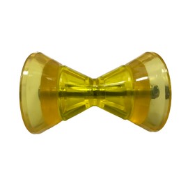 Wonwopn 3 Inch Boat Trailer Roller Assembly Bow Stop Bell Roller with 1/2 Inch Shaft fits 3 Inch Bracket, Polyvinyl Chloride PVC