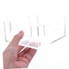 LABRIMP Clear Acrylic Napkin Holder Modern Desktop Tissue Dispenser for