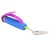 Auxiliary Spoon 360° Flexible Rotation Head Safe Practical Eating Spoon