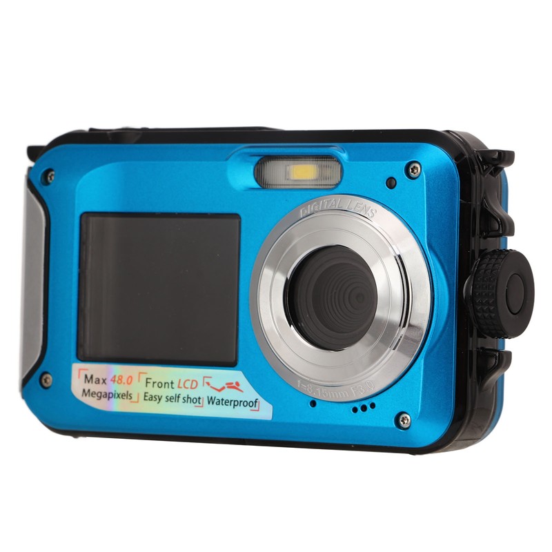 Full HD 2.7K 48MP 10ft Waterproof Underwater Digital Camera 16X