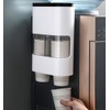MEIJMJIA -MH Wall Mounted Water Cup Dispenser, Plastic Cup Dispenser,