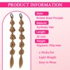 Bubble Braid Ponytail Extensions with Elastic Hair Tie 20 Inch