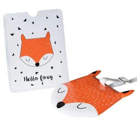 Animal Friends Passport Holder and Luggage Tag Set - Fox