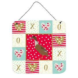 Caroline's Treasures Dutch Hook Bill Duck Love Door Hanging Prints Wall-Decor, Multicolor