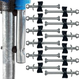 Trampoline Screws, Trampoline Replacement Parts Screws, Spacer Trampoline, Trampoline Screw, Trampoline Accessory Set, Trampoline Attachment for Large Trampoline and Small Trampoline Pack of 12