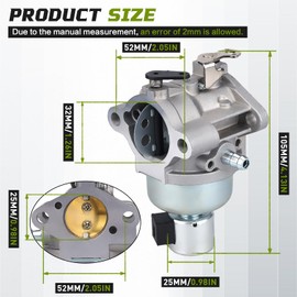 20 853 33-S SV620 Carburetor for Kohler Courage SV590 SV530S SV610 SV470 SV471 SV480 SV591 SV600 SV601 SV620 SV540S 18HP 19HP 20HP 15HP 16HP 17HP 21HP 22HP Engine Replace 20 853 16-S 20 853 14-S