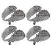4Pcs Brooch Pin Diamond Angel Wing Pattern Cute Fashion Lapel
