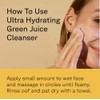 Acure, gel limpiador facial ultra hidratante de jugo verde 118