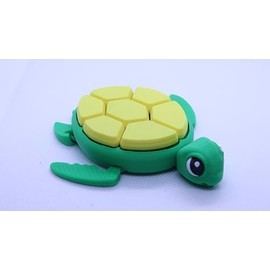 Turtle Clicker Fidget Toy, (Yellow)