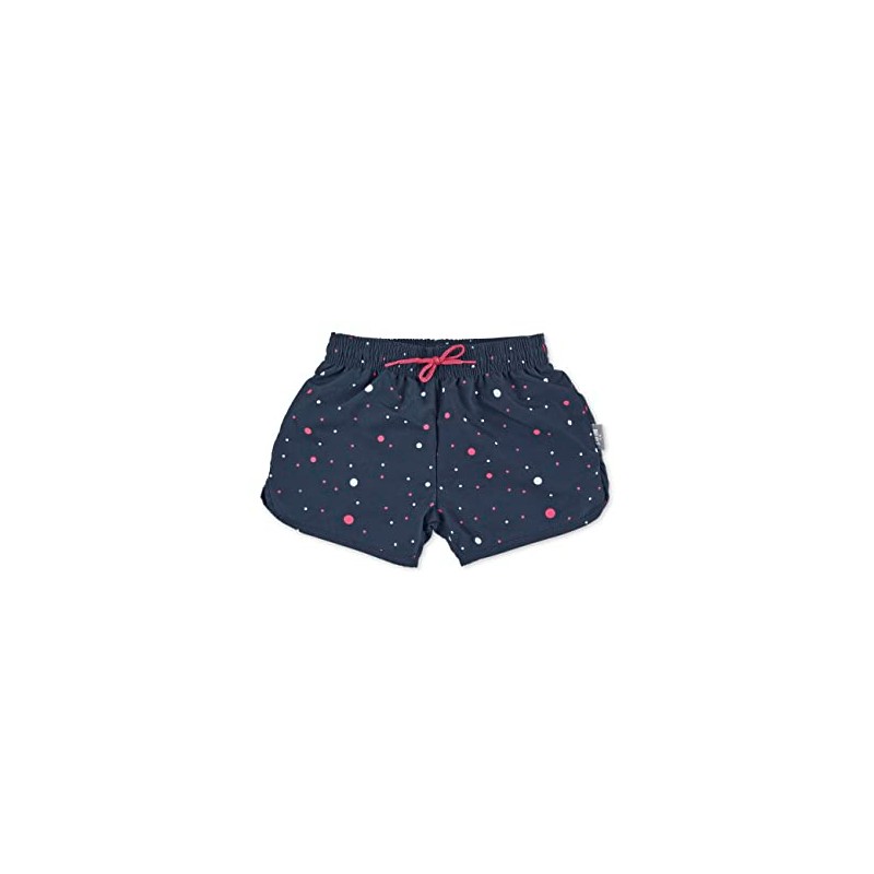 Sterntaler Girls' Swimming Shorts Polka Dot Swimming Trunks, navy