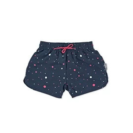 Sterntaler Girls' Swimming Shorts Polka Dot Swimming Trunks, navy