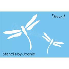 Stencils by Joanie Joanie Stencil 6"x9" Dragonfly Wings Summer Garden Butterfly Nature DIY Signs