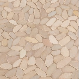MSI Sliced Pebble Earth Tumbled Marble Tile for Kitchen Backsplash, Wall Tile for Bathroom, Floor Tile, and Shower Wall Tile, Sample