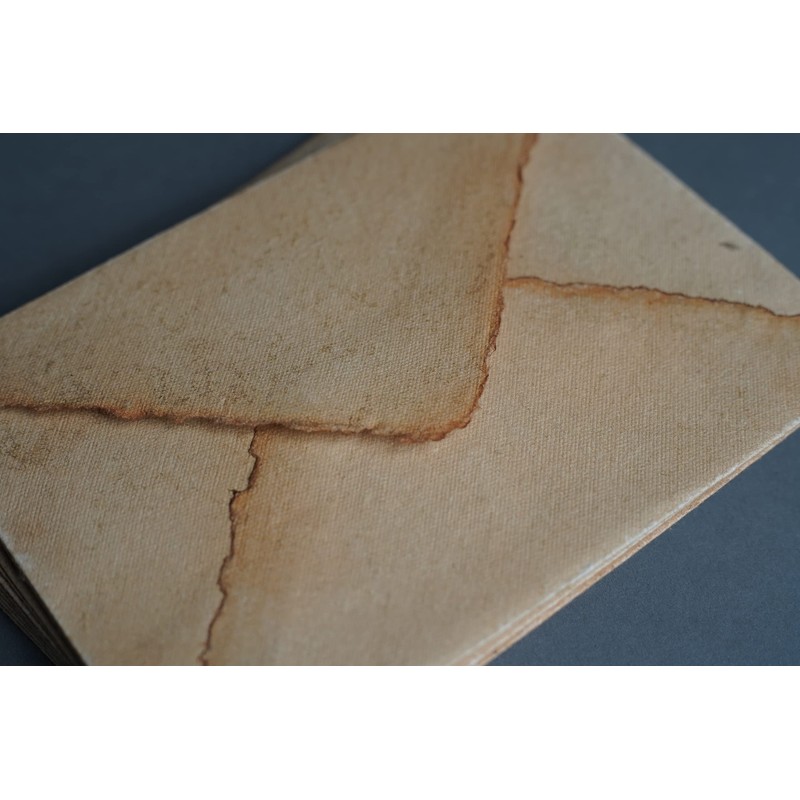 Wanderings Handmade Antique Deckle Edge Envelope 6" x 9" Pack