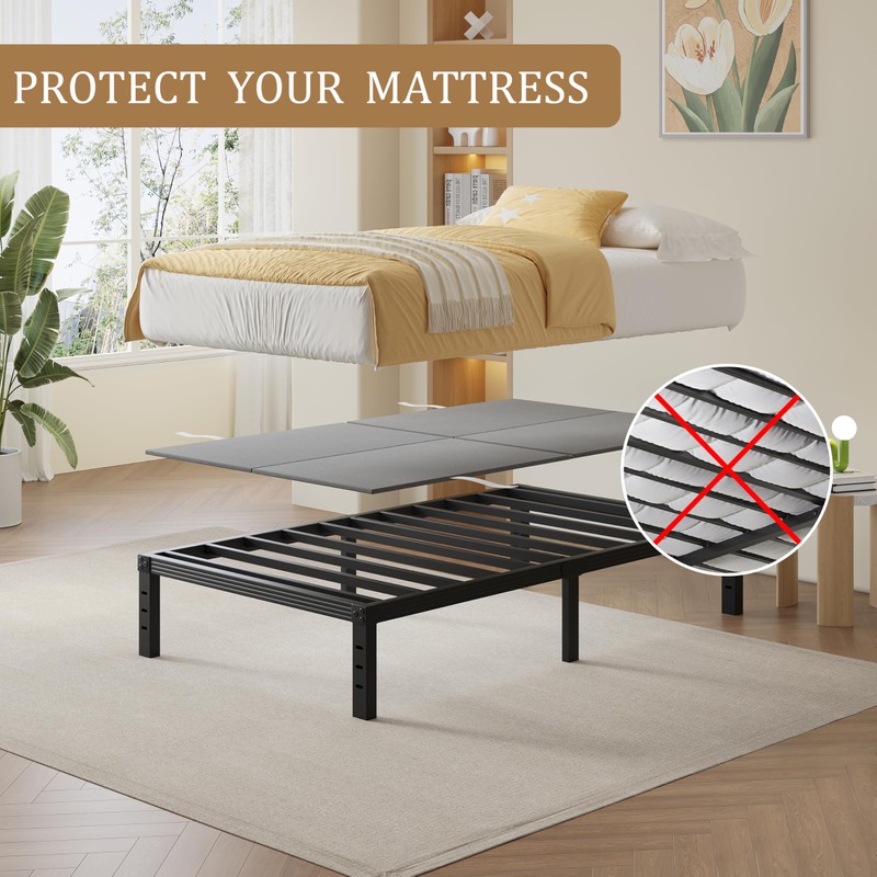 HUEIIS Bunkie Board Queen Size(56 * 78") 10MM, Heavy Duty