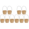 Happyyami 10 x Small Wicker Basket