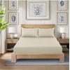 CHARKHAH Polycotton Fitted Sheet for Single Double King Super King