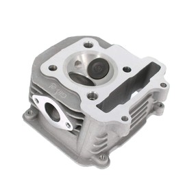 Glixal ATGT-018 GY6 125cc to 150cc 57.4mm Cylinder Head Asyy with Valves set for 152QMI 157QMJ Scooter Moped ATV Go Kart Quad Engine (Non EGR Type)