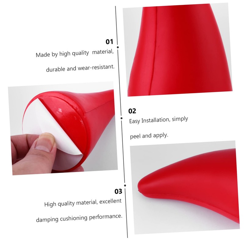 Alipis 2Pcs Bumper Protector Devil Horn Stickers for Automobile Decoration