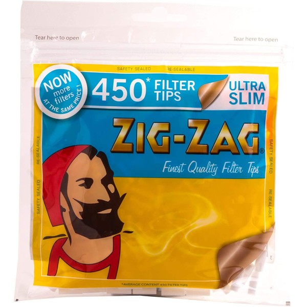 Zig-Zag Ultra Slim Filter Tips 450 Pack