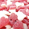 Candy Retailer Sour Sanded Gummi Valentine Hearts 2 Lb
