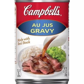 Campbell's 6 X Campbell's BEEF AU JUS Gravy 10.5oz Cans 6 Cans Earliest Best By Date 3/2026