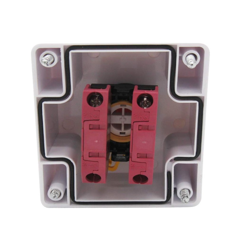 TWTADE / 22mm 2 NC Red Sign Mushroom Emergency Stop