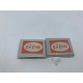 Vintage Lot of 2 Kneaded Rubber Erasers (E-Z Erase) #1224 Large NOS