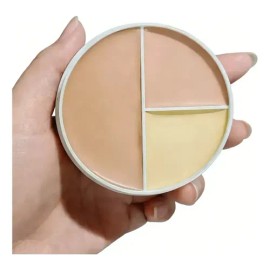 Paleta Ultra Foundation Trio Kryolan 40g 3 Colores Tono Nude