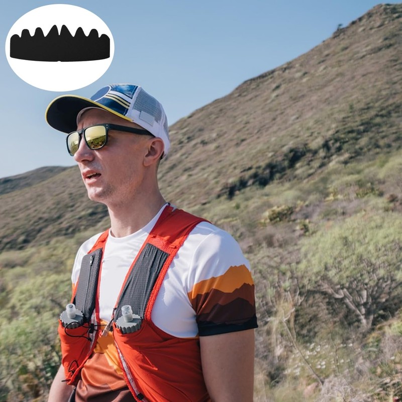 Black Baseball Caps Inserts Flexible Hat Liner Cap Fitter Inserts