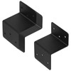 GBGS 10 PCS Black Z Brackets,2" Height Double Angle Z