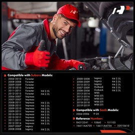 A-Premium Set of 4 Fuel Injectors Compatible with Subaru Outback 2007-2009, Forester 2006-2013, Impreza 2006-2014, Legacy 2007-2012, WRX 2013-2014, WRX STI 2013-2021 & Saab 9-2X 2006