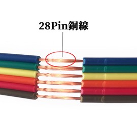 CEAoki Jumper Power 28 Core Pure Copper Wire Ear Jump Wire 10 Pin XH2.54 10 Pin Ribbon Wire Cable 50cm Male to Male Made of 28 Core Copper 10P Jumper Wire Pure Copper Material Male to Male Jump Wire
