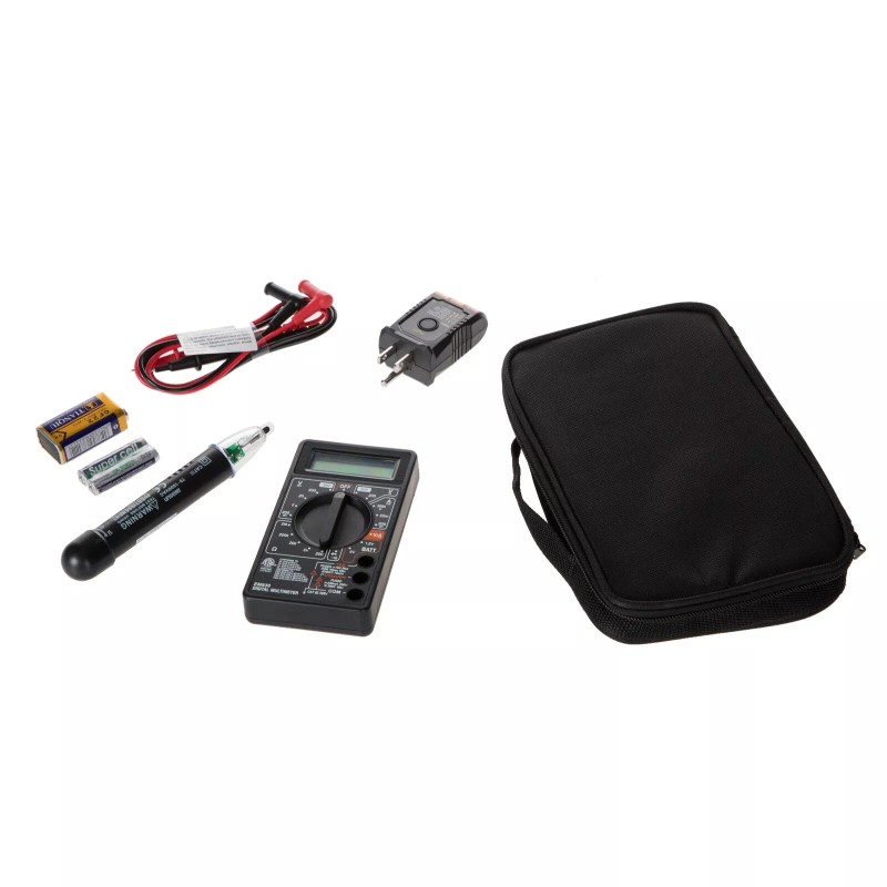 Hyper Tough NEW Digital Multimeter Voltage GFCI Outlet Electrical Tester