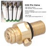 M18x1.5 Thread CO2 Tank Brass Pin Valve Adapter Replacement for