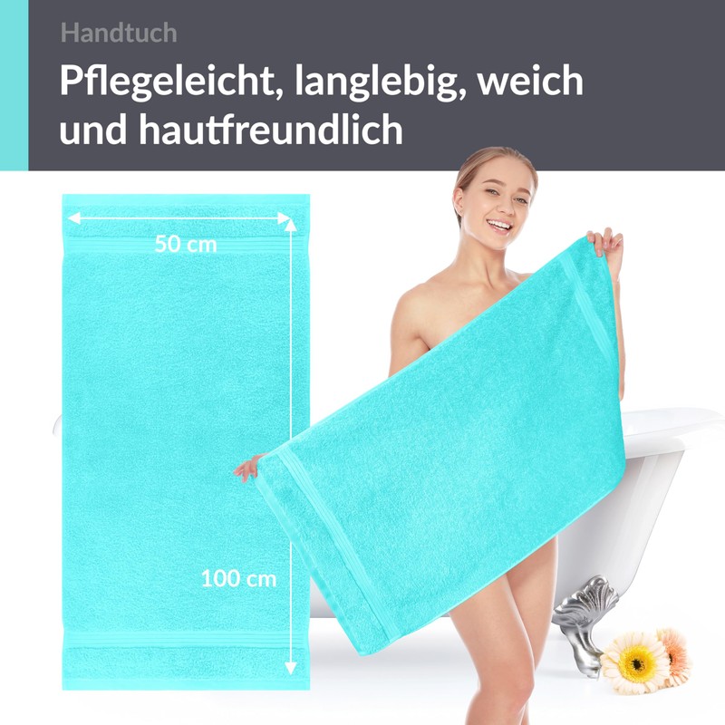 Lashuma Linz Premium Terry Towelling Hand Towel 50 x 100