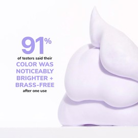 COLOR WOW Color Control Purple Toning + Styling Foam – Instantly rids Blonde & Gray hair of brassy, yellow tones, Alcohol free, crunch free styling