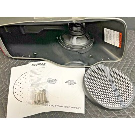 SPL Bagger Audio 8" Front Harley Saddlebag Speaker Mounting Ring Adapters w/GRILLS 2014-2023