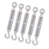 EMCOLLECTION 5pcs M6 Stainless Steel 304 Hook & Eye Turnbuckle