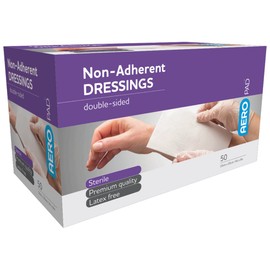 Aero Healthcare Aeropad Low Adherent Dressing 10 x 20cm, 50 count