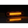 Fristom Yellow LED Side Marker Light 12 V 24 V
