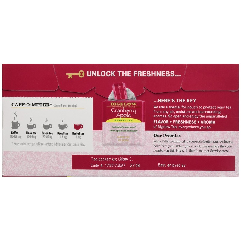 Bigelow Cranberry Apple Tea (Box of 28)
