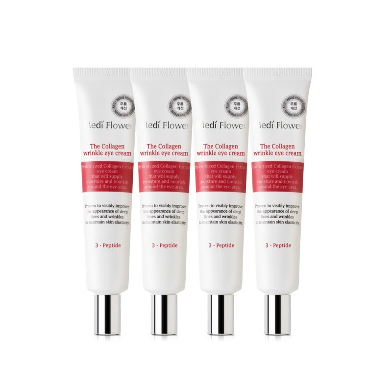 Collagen Wrinkle Eye Cream 40ml 4-Piece Gift Set / 콜라겐